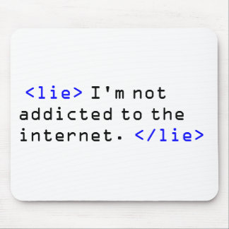 Mousepad Vício do Internet