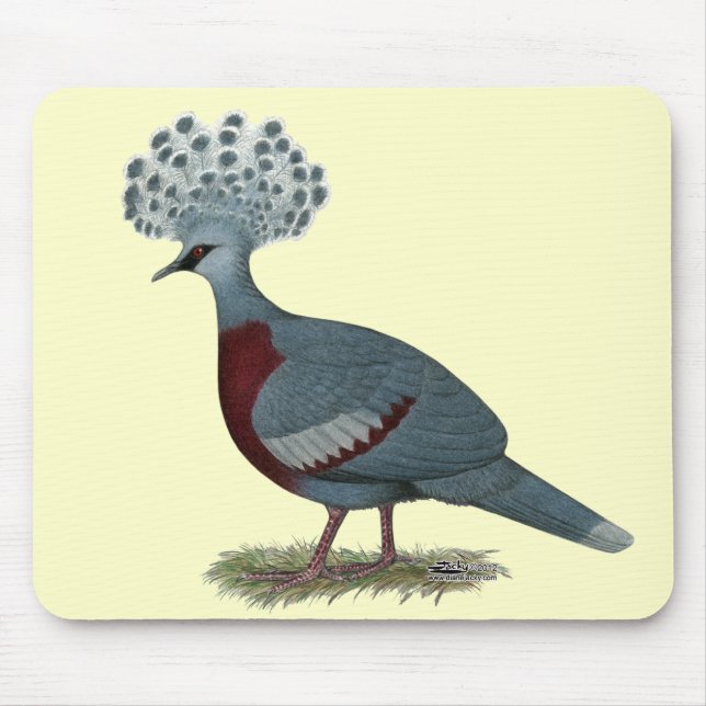 Mousepad Victoria Crowned Pigeon (Frente)