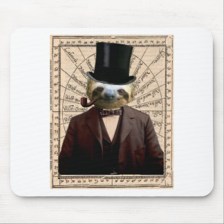 Mousepad Victorian Steampunk do homem da preguiça