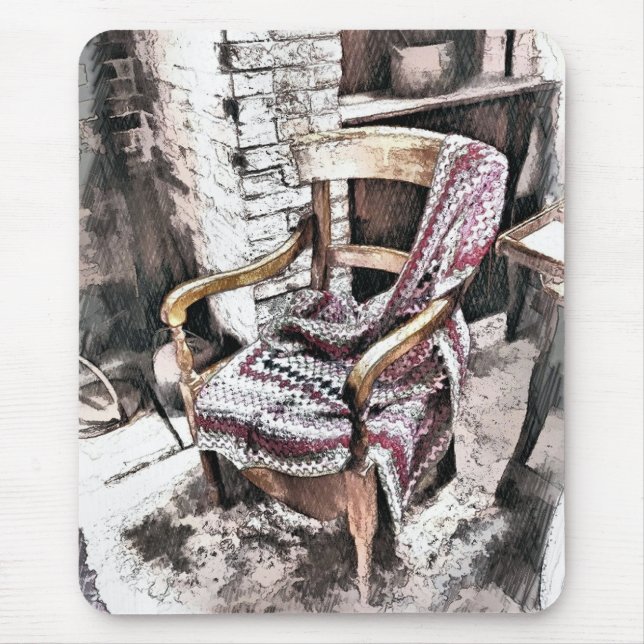 MOUSEPAD VICTORIANA FIRESIDE CHAIR (Frente)