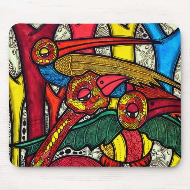 Mousepad Vida 2013 do pássaro (Frente)