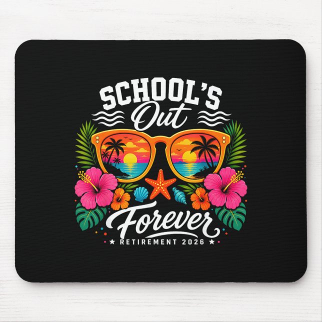 Mousepad Vida Aposentada Aposentadoria 2026 Professor Apose (Frente)