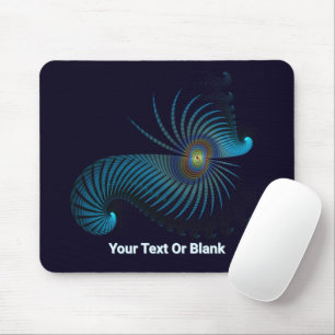 Mousepad Vida Bioluminescente do Mar de Alienígena