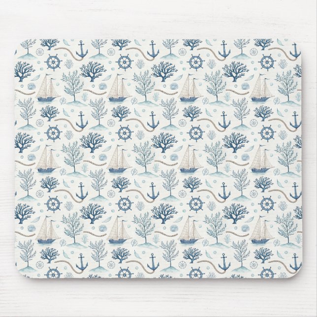 Mousepad Vida Costeira Oceanos Azuis (Frente)