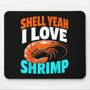 Mousepad Vida de camarão frutos do mar cajun camarões
