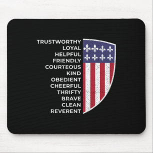 Mousepad Vida de Escoteiro Bandeira de Escotismo Amantes de