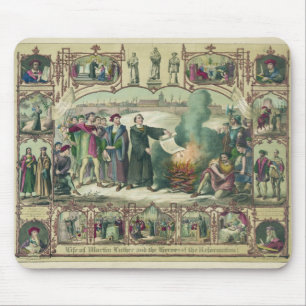 Mousepad Vida de Martin Luther & heróis da reforma