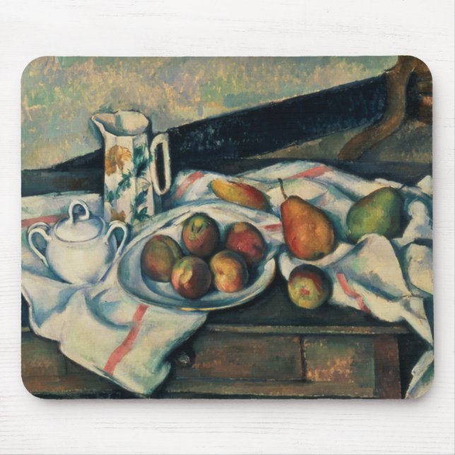 Mousepad Vida de Paul Cezanne | ainda dos pêssegos e das (Frente)