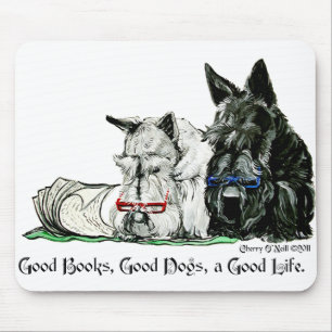 Mousepad Vida de Terrier do Scottish boa