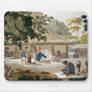 Mousepad Vida doméstica em Kupang, Timor, chapeia 10 'do L