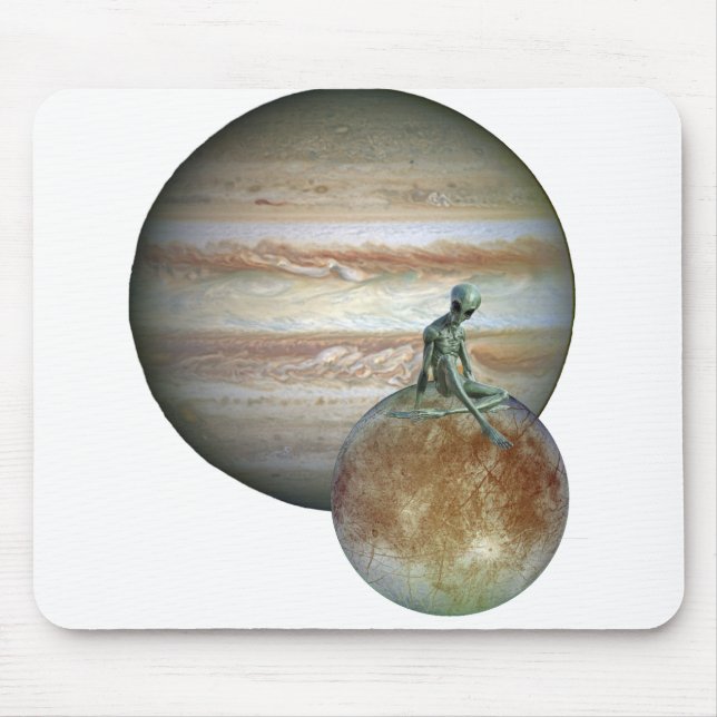Mousepad vida na lua de Jupiter do Europa (Frente)