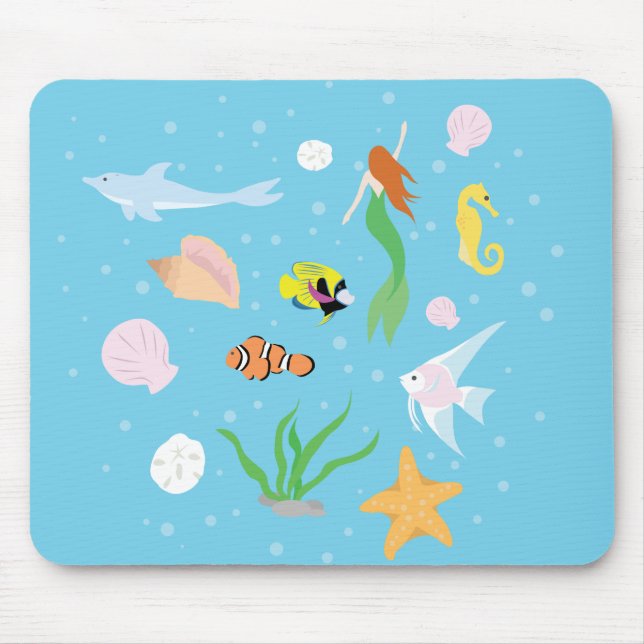 Mousepad Vida Oceânica (Frente)