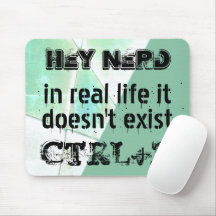 Vida real não há desfazer, versão do nerd - menta