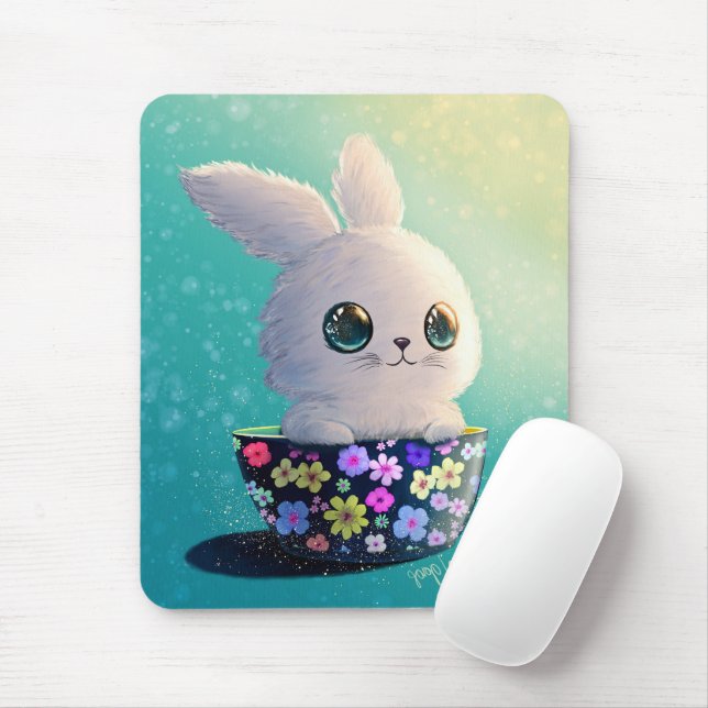 Mousepad Vida Selvagem Fofa da Primavera Guardiã: Coelhinho (Com mouse)