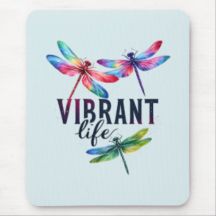 Mousepad Vida Vibrante - Dragonista Artístico