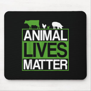 Mousepad Vidas de Animais Proteção Animal Vegetarianos Meio