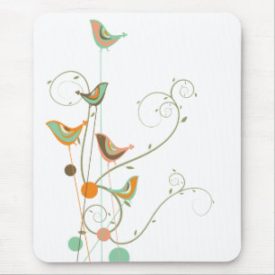 Mousepad Videiras modernas da natureza dos redemoinhos