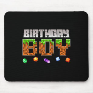 Mousepad Vídeo Game Divertido de Aniversário para Menino Pi