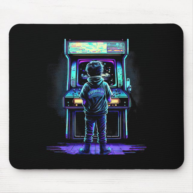 Mousepad Videogame Vintage Arcade 3 (Frente)