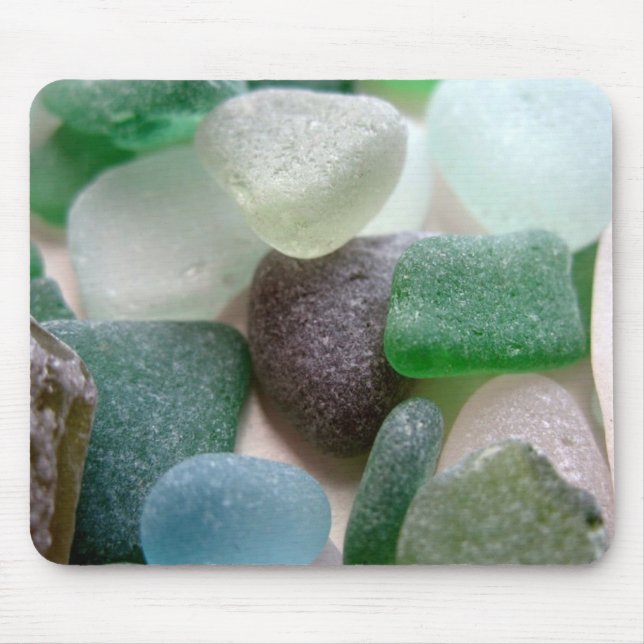 Mousepad Vidro do mar azul e verde (Frente)