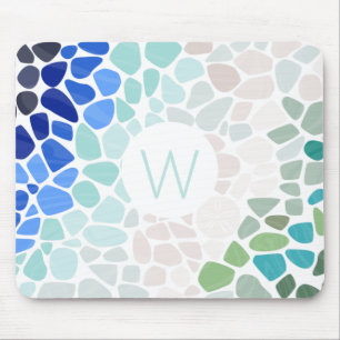 Mousepad Vidro do Mar Colorido