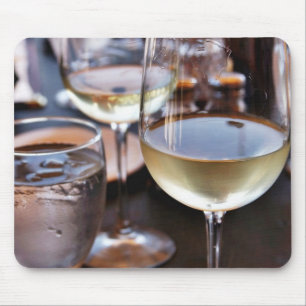 Mousepad Vidro do vinho branco