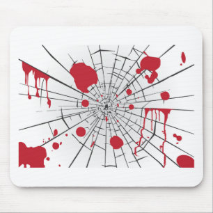 Mousepad vidro estilhaçado