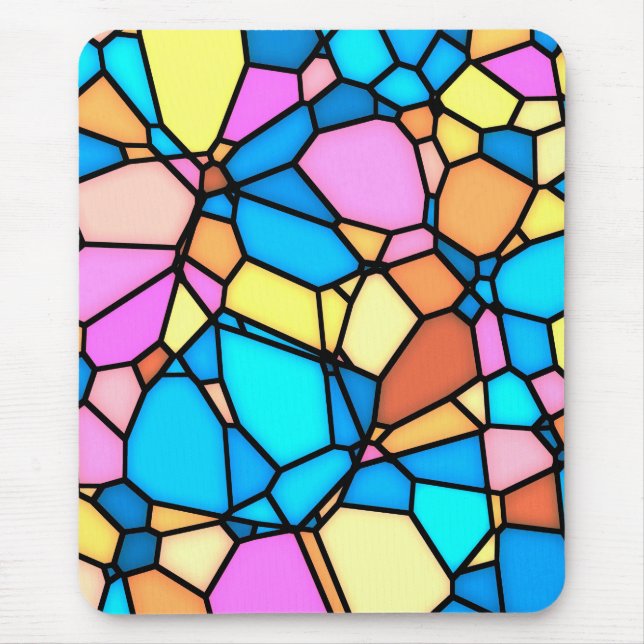 Mousepad Vidro Leve Colorido (Frente)
