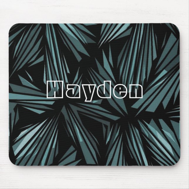 Mousepad Vidro Personalizado Quebrado Abstrato Legal (Frente)