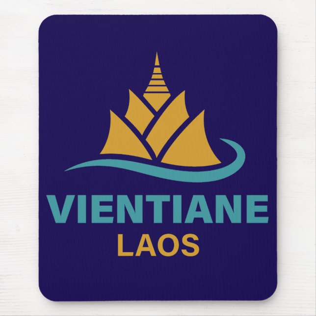 Mousepad Vientiane Laos Southeast Asia (Frente)