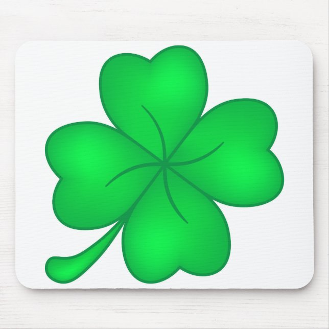 Mousepad Vierblättriges Kleeblatt (Frente)