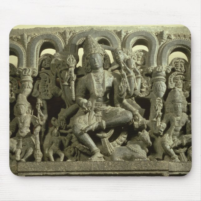 Mousepad Viga que descreve a trindade: Siva, Brahma e Vis (Frente)