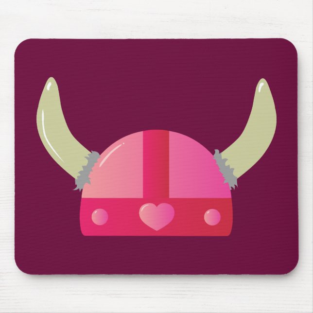 Mousepad Viking Love Helmet (Frente)