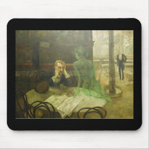 Mousepad Viktor Oliva. Bebedor do absinto