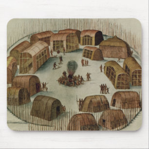 Mousepad Vila indiana de Pomeiooc