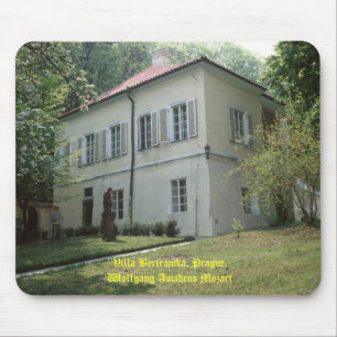 Mousepad Villa Bertramka-Mozart-Praga