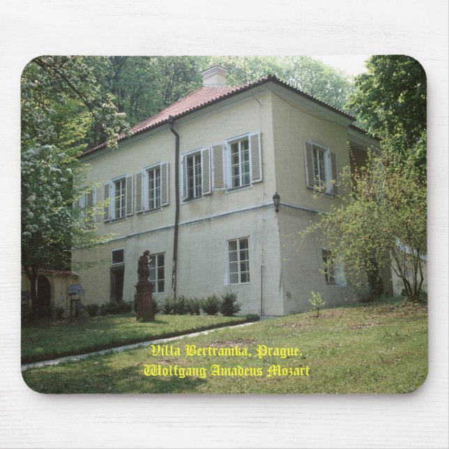 Mousepad Villa Bertramka-Mozart-Praga (Frente)