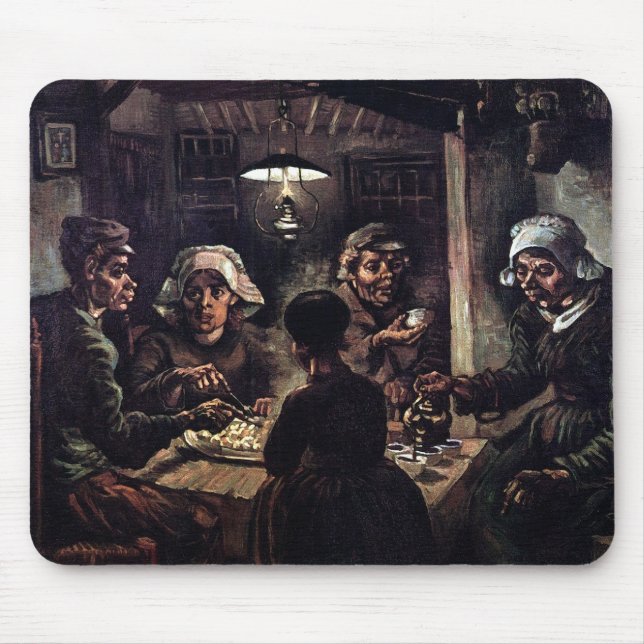 Mousepad Vincent Van Gogh - A Batata Come Bela Arte (Frente)