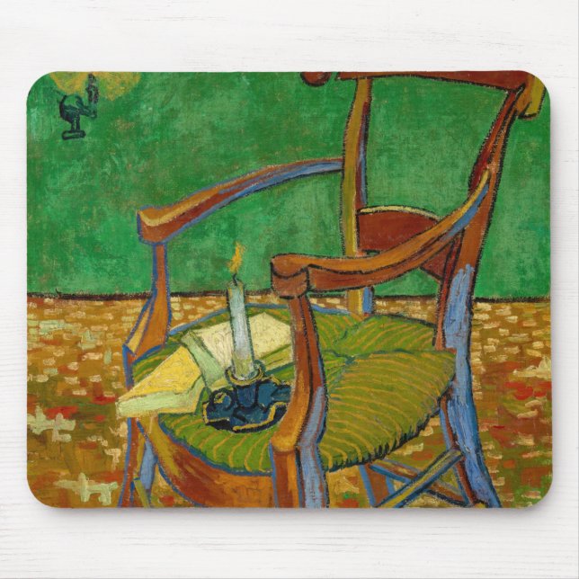 Mousepad Vincent van Gogh - A cadeira de rodas de Paul Gaug (Frente)