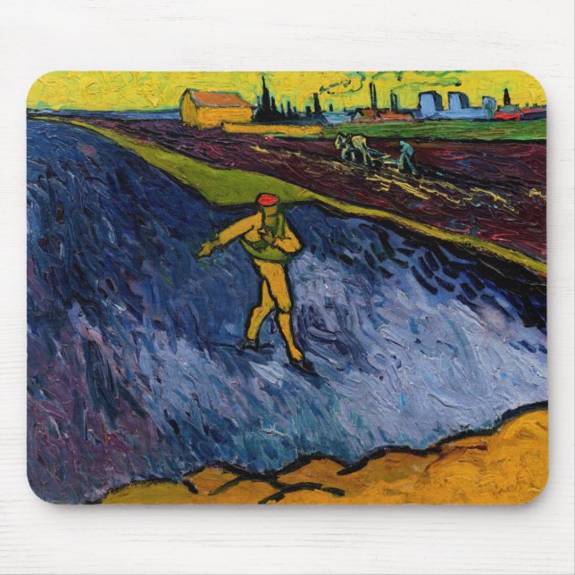 Mousepad Vincent van Gogh - A Chuva: Fora de Arles (Frente)