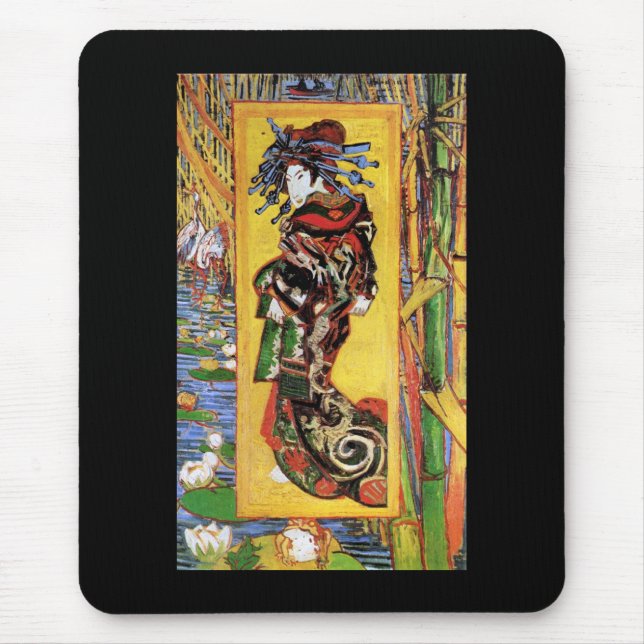 Mousepad Vincent Van Gogh - A Cortesã - Geisha Japonesa (Frente)