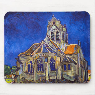 Mousepad Vincent van Gogh - A Igreja em Auvers