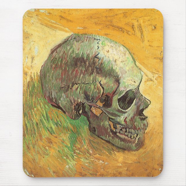 Mousepad Vincent van Gogh - A Vida Estática com o Crânio (Frente)