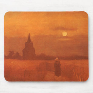 Mousepad Vincent van Gogh - Antiga Torre nos Campos