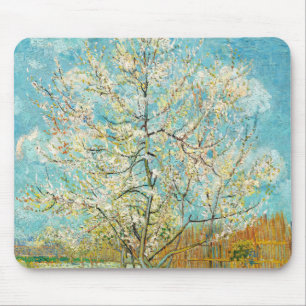 Mousepad Vincent van Gogh - Árvore Pêssega Rosa em Flor