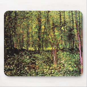 Mousepad Vincent Van Gogh - Árvores e Sub-bosque Arte Fina