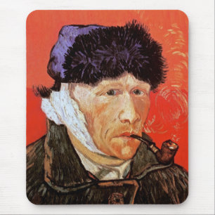 Mousepad Vincent Van Gogh - Autorretrato com Orelha Bandada