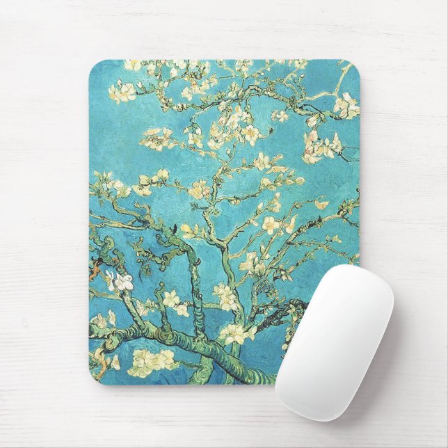 Mousepad Vincent van Gogh Blossomong Almond Tree (Com mouse)