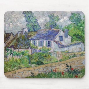 Mousepad Vincent van Gogh - Casas em Auvers
