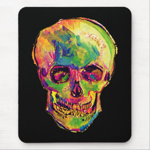 Mousepad Vincent Van Gogh - Caveira de Halloween Pop